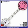 Yxl-955 Venta al por mayor Relojes de Enfermera Relojes Luminosos Sonrisa Metal Reloj Médico Relojes Relojes de hierro